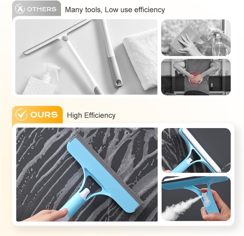 SwaShine™ Pro – The Ultimate 2-in-1 Glass Cleaning Wand