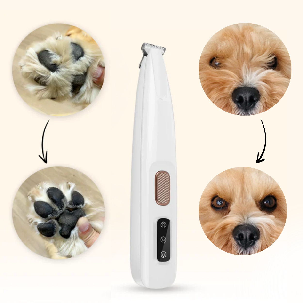 🐾 Pawfect Trim™ – Cordless Paw Groomer