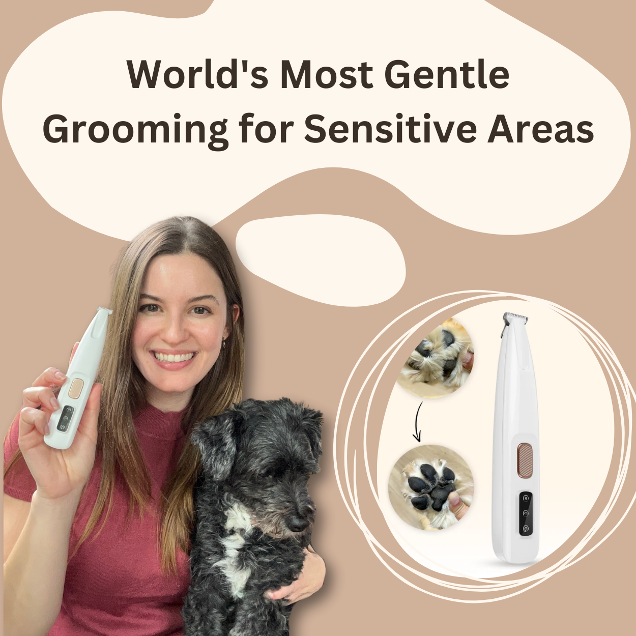 🐾 Pawfect Trim™ – Cordless Paw Groomer