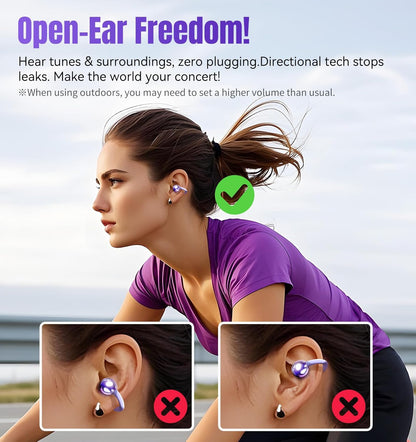 Swavor Clip-On Waterproof Open Ear Earbuds