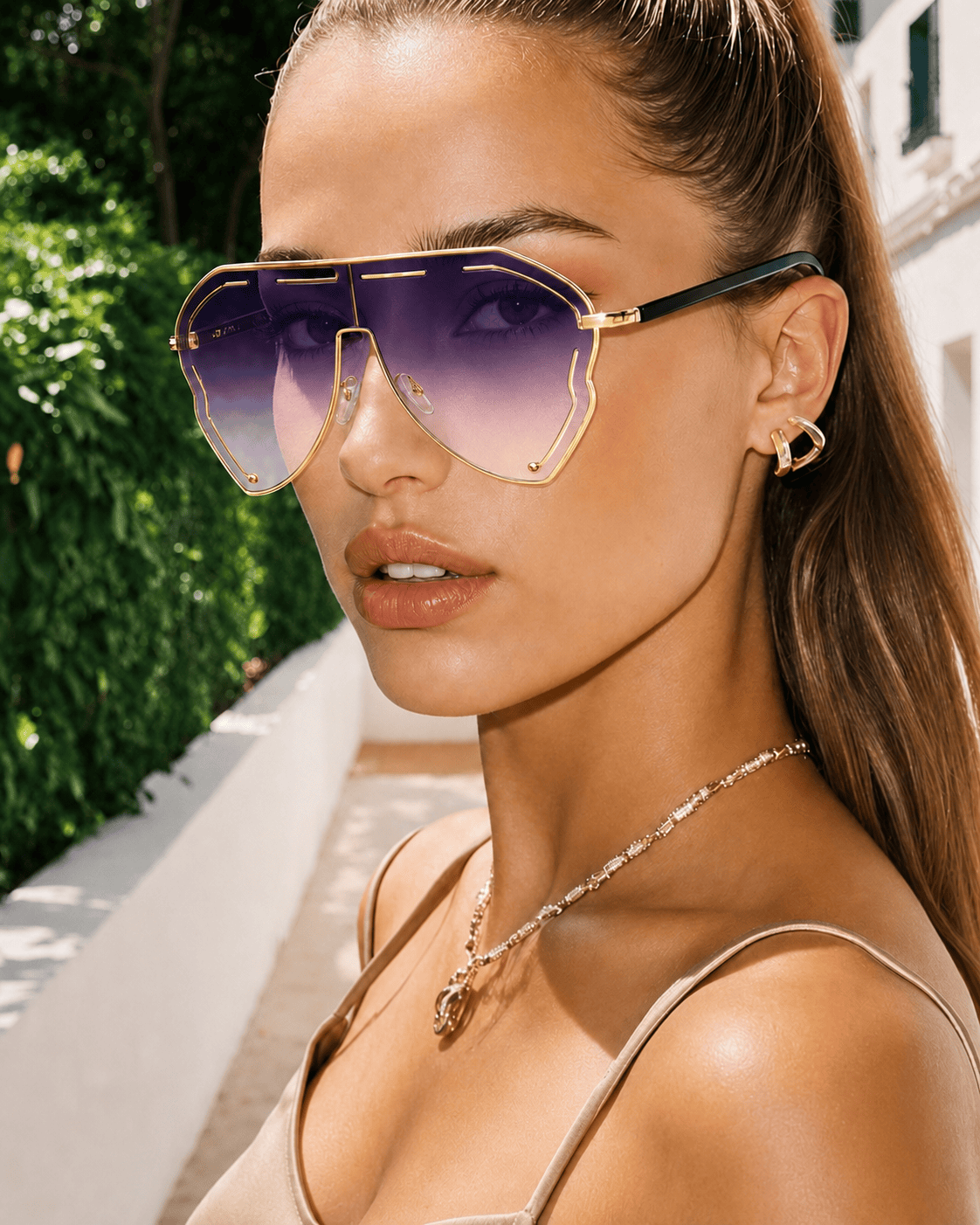 Swavor by Dreonte Purple Reign Champagne Dreams™ Sunglasses