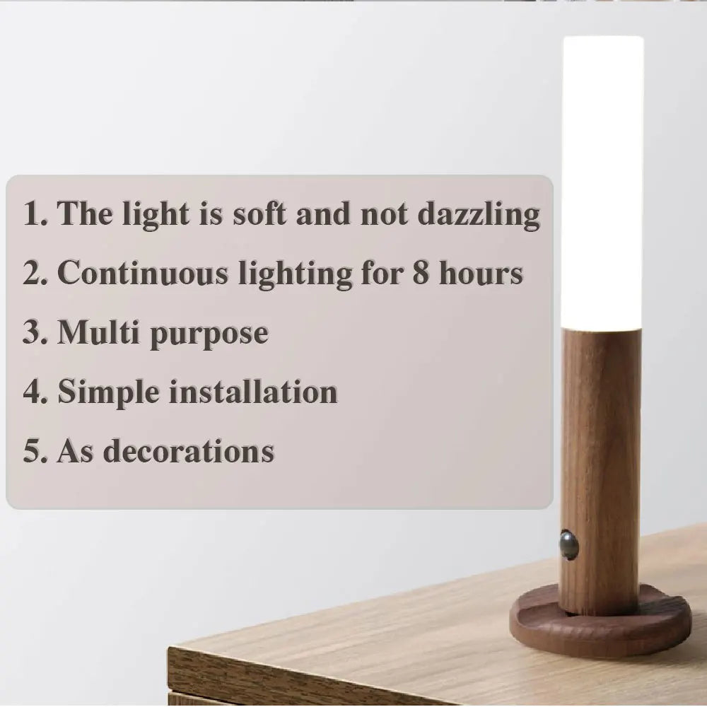 LED Wood USB Night Light