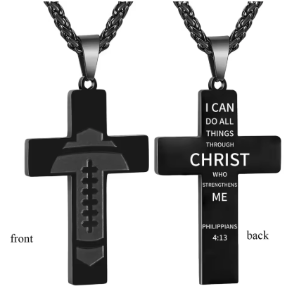 Faith n Football™ – Colgante de cruz