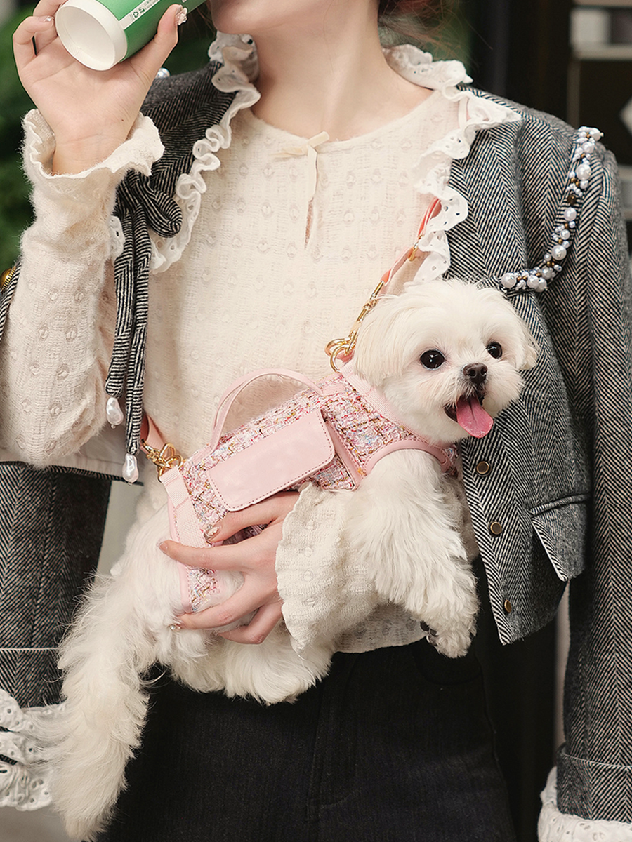 Chic Parisian Dog Carrier – Small Breed Friendly
