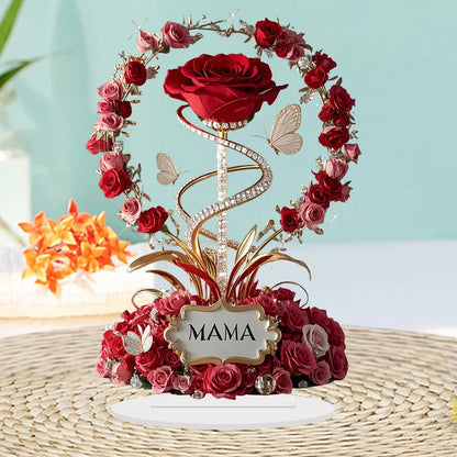 Elegant Rose Desk Ornament