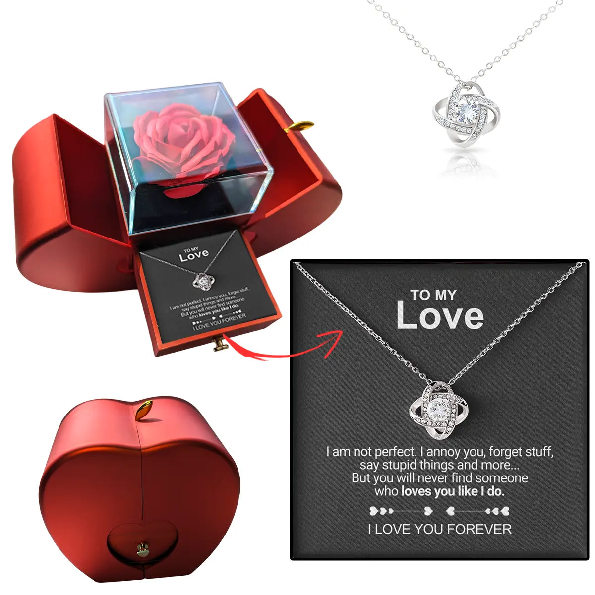 Eternal Love Heart Necklace