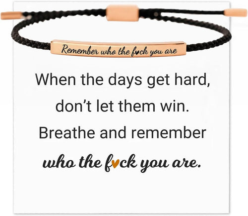 Unshakable™ Motivational Bracelet –  Bold Affirmation Gift for Women  & Men