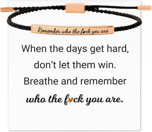 Unshakable™ Motivational Bracelet –  Bold Affirmation Gift for Women  & Men