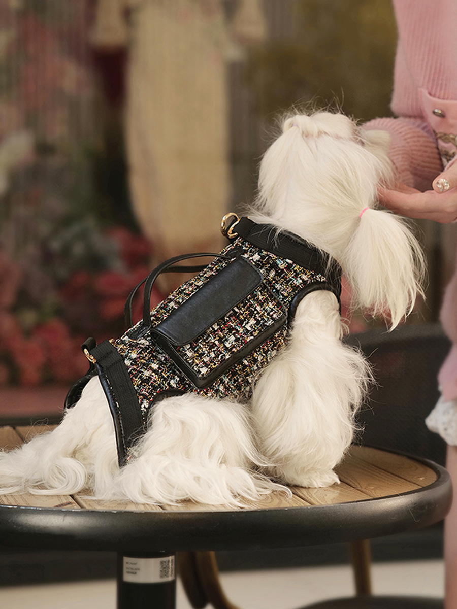 Chic Parisian Dog Carrier – Small Breed Friendly