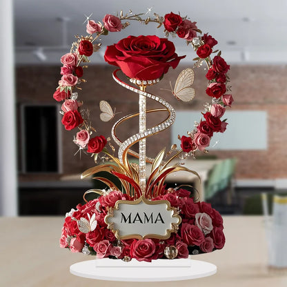 Elegant Rose Desk Ornament